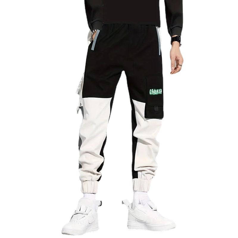 2024 New Men's Multi Pocket Goods Harem Pants Hip Hop Casual Men's Jogging Pants Sports Pants