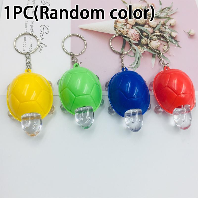 Cartoon Led Light-Up Keychain Creative Bag Charm Light-Up Toy Gift Mini Flashlight