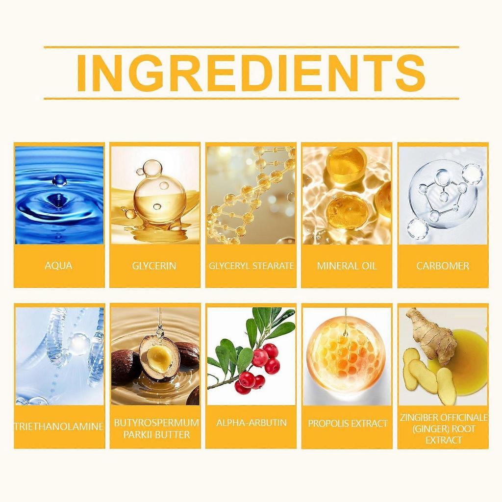 Body Care Cream, Shea Butter Ginger Root, Long-Lasting Freshness, Anti-Sweat, Sensitive Skin ,100g