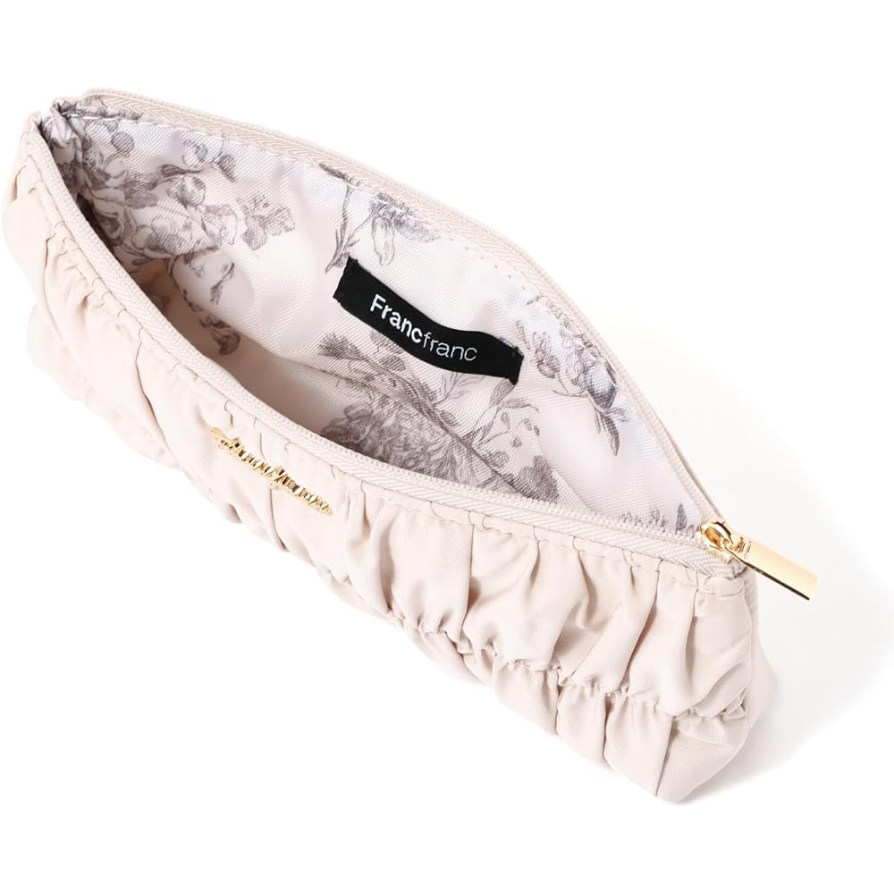 Francfranc Gather Pen and Glasses Case Light Pink Storage Pouch for Desk Organization Stationery Holder