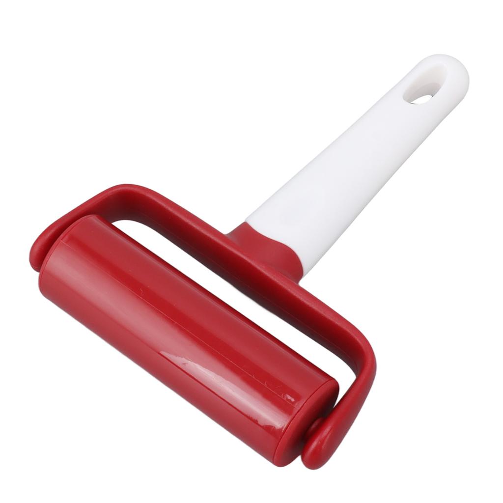 Small Rolling Pin Prevent Slip Hangable T Type Plastic Dough Roller with Handle for Pizza Pie Crust