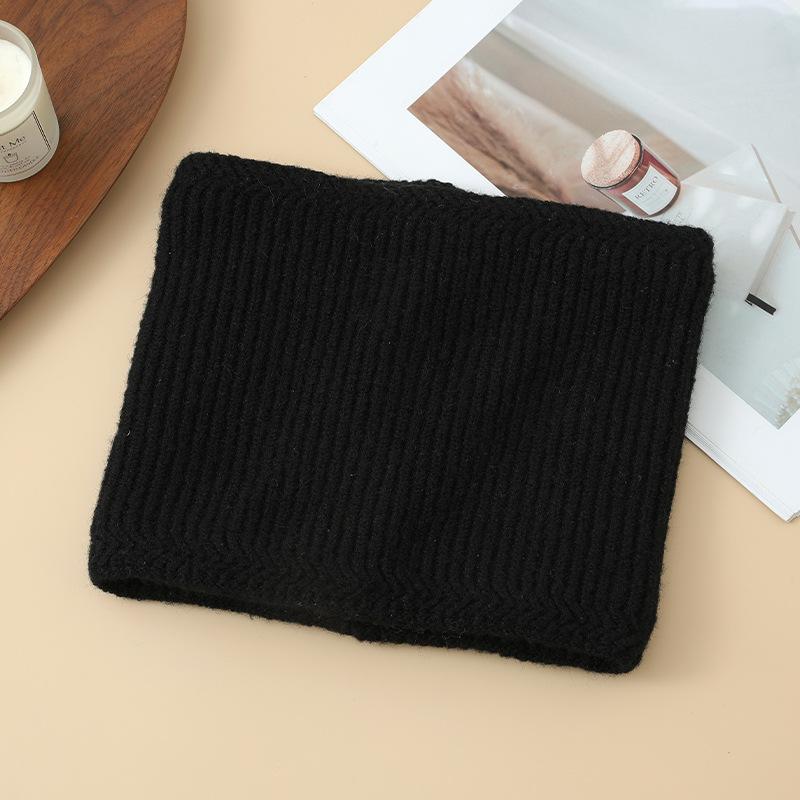 Men's Hat Outdoor Cold Proof Scarf Warm Proof Suit Autumn and Winter Riding Versatile Knitted Cold Hat Retro Pile Hat Trendy