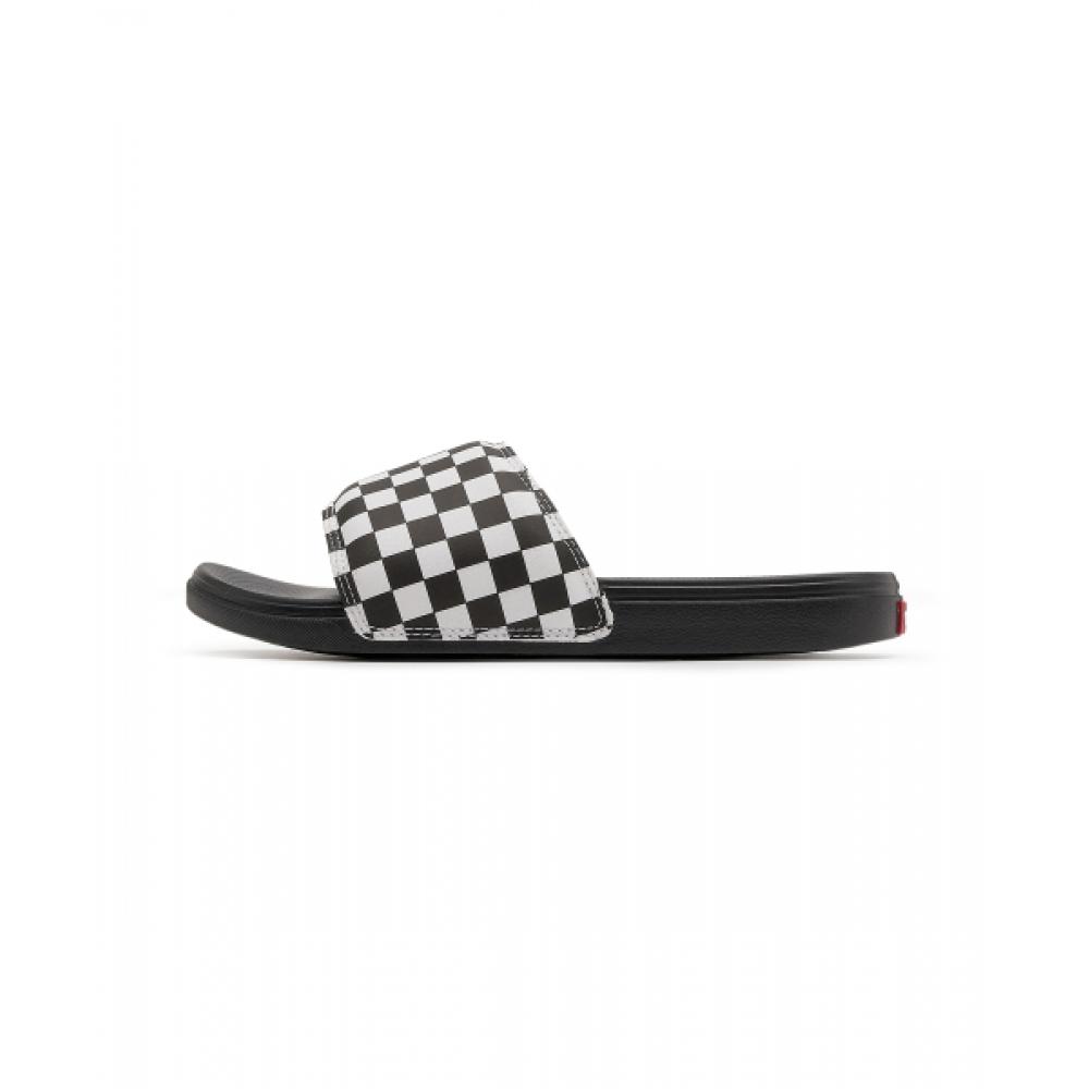 

Vans La Costa Slide On Checkerboard True White Black Vn0a5hf527i1 250