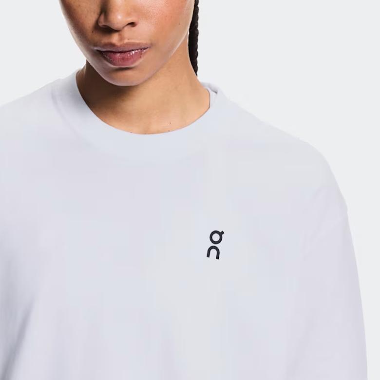 On Logo Round Neck Short Sleeve Loose T-Shirt Women Tops 1WG11840069