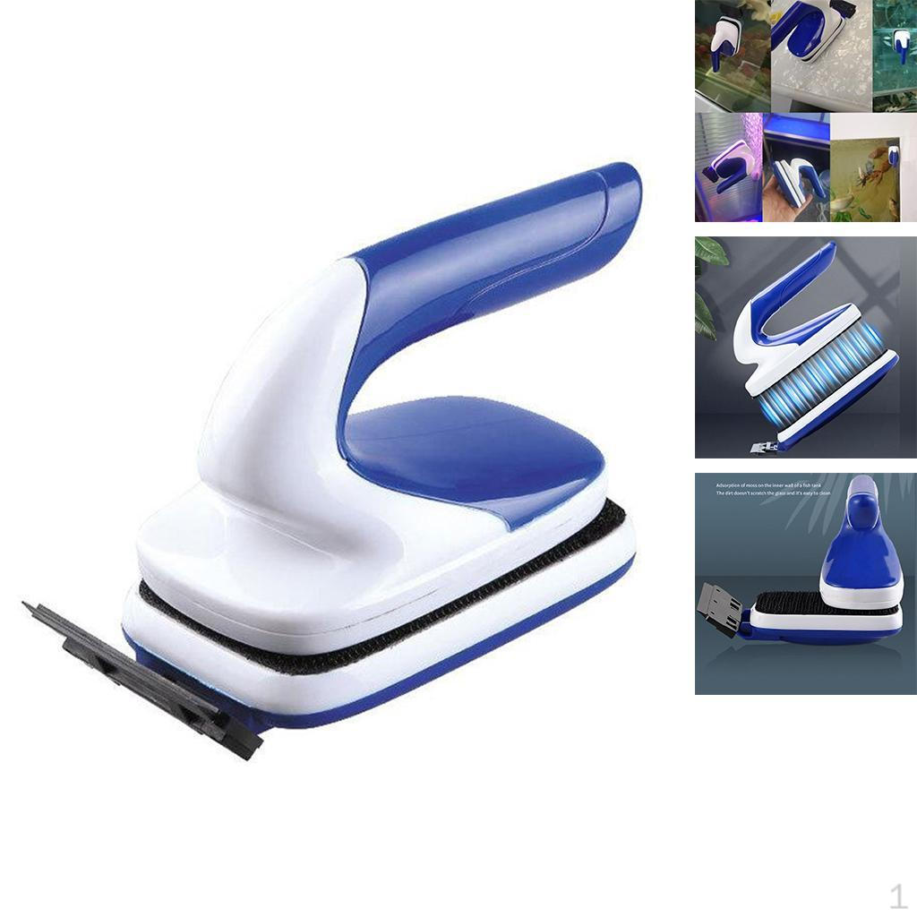 Aquarium Glass Cleaner Algae , Floating Scrubber Brush for Cleaning Aquariums Fishes Tank 11.8x5.5x8CM