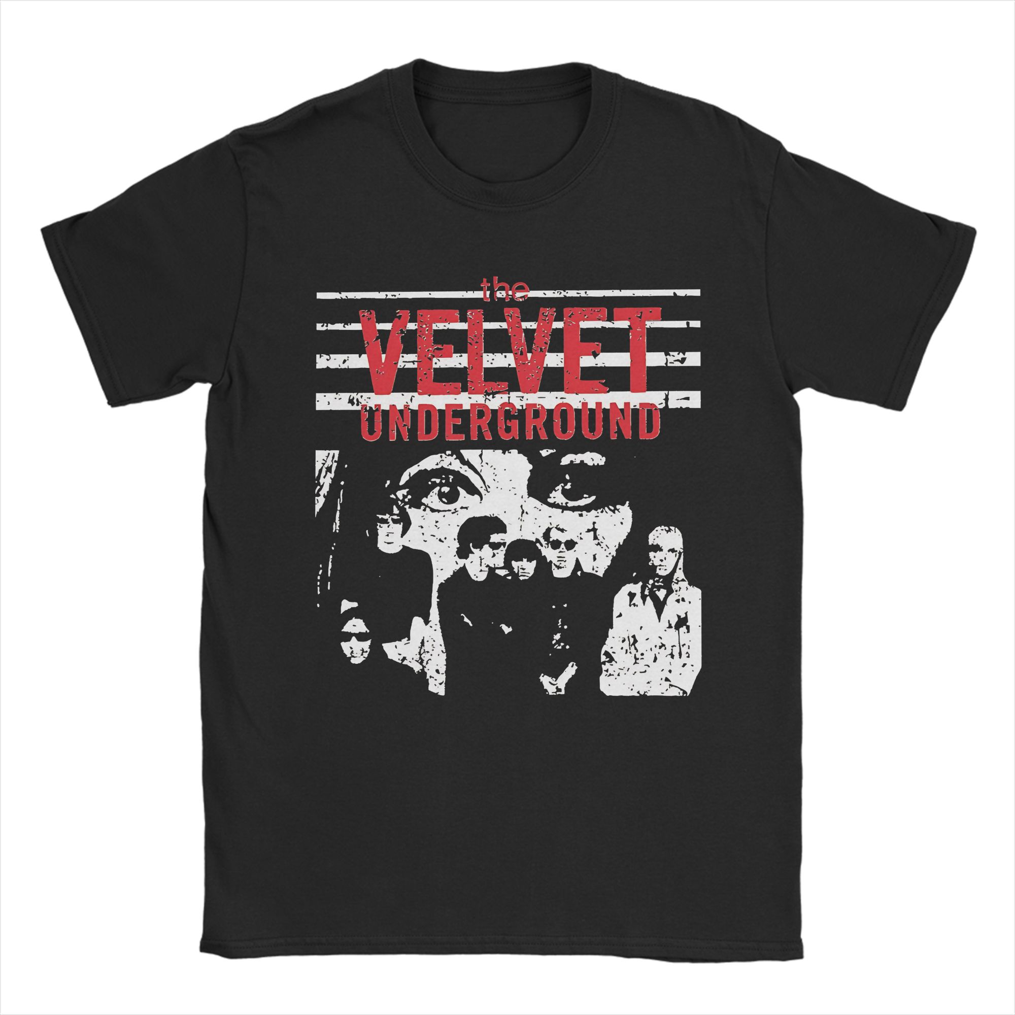 

The Velvet Underground Band T-Shirt Unisex Cotton Clothing Hip Hop O-neck Short Sleeve L