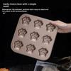 6/9/12 Kavitäten Katzenpfote Backform Pfanne Antihaftbeschichteter Kohlenstoffstahl DIY Niedlich Süßigkeiten Kuchenform Werkzeug Dekor Keks Süßigkeitenform