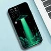 Singular Space UFO Alien Phone Case Silicone Soft For IPhone 17 16 15 14 13 12 11 X XR Plus Pro Max Plus