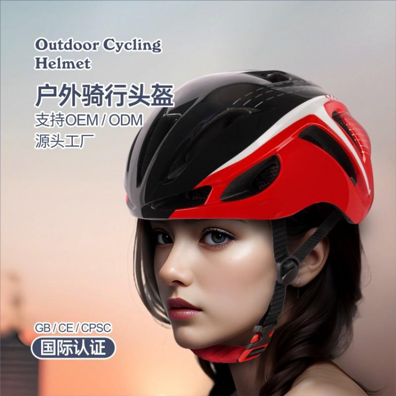 Adult Mountain Bike Helmet One-Piece Molded Cycling Men Women EPS PC Construction