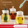 Glass Oil Dispenser Bottle with Silicone Brush Cap for Cooking & Grilling