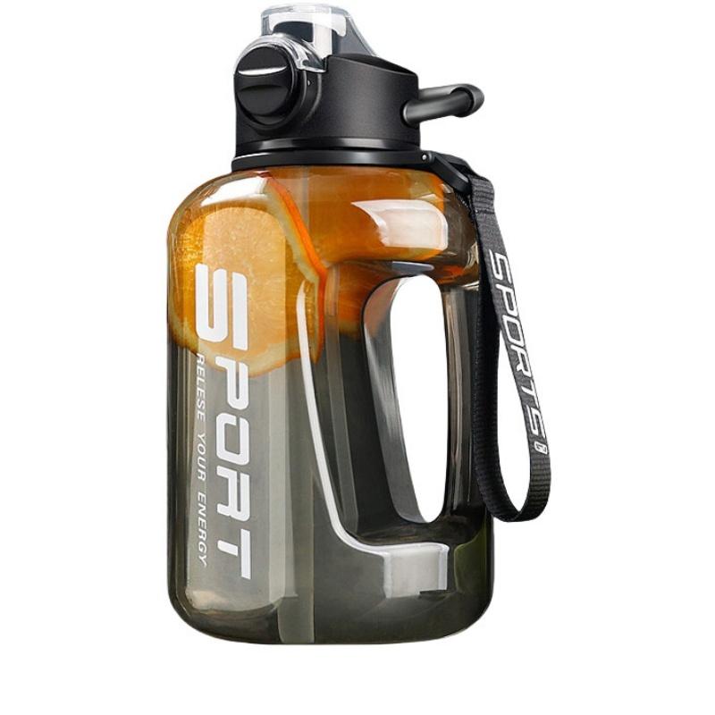 

Summer Large-capacity Cooling Kettle Outdoor Sports Fitness Water Cup Student Dormitory Easy To Use Rope Portable Water Cup 1.2L чёрный