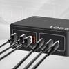 HENGHUAWEI 100W PD Fast Charger Multi-Port USB Digital Display Charging Block for Laptop/MacBook/iPad/iPhone
