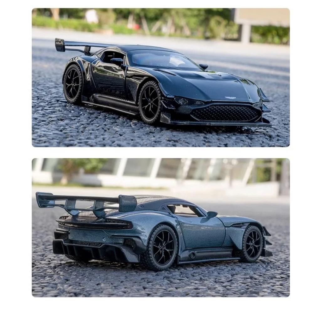 1/32 Scale Aston Martin VULCAN Simulation Car Model Metal Diecasts & Toy Vehicles Alloy Decoration Sound Light Metal Man Aston Boy Children Gift