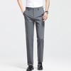 LangSha Men's Premium Straight-Leg Business Casual Pants