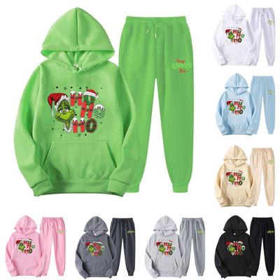 Dámska športová tepláková súprava s kapucňou Unisex dvojdielne bežecké oblečenie Pulóver s dlhým rukávom Mikina + tepláky Súprava