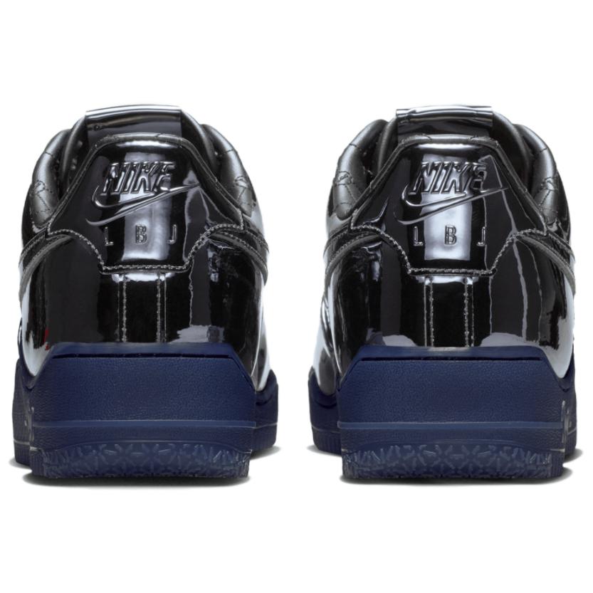 LeBron James x Nike Air Force 1 Low NYC Unisex Αθλητικά Παπούτσια Μαύρο Μεταλλικό-Χρυσό IO6129-001