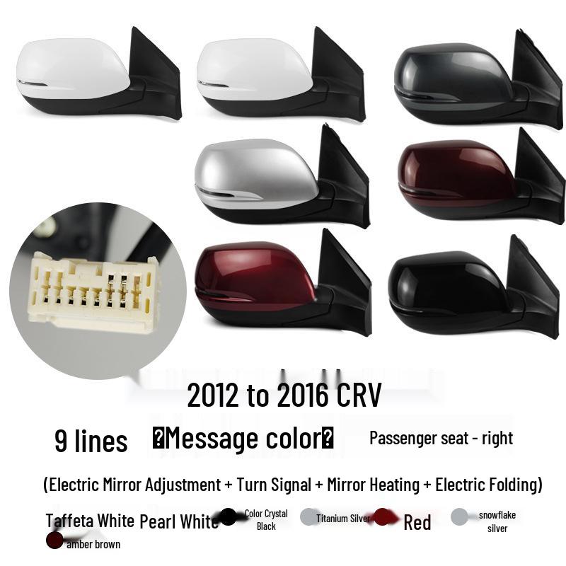 Honda CR-V Rückspiegelbaugruppe 2012-2016: Klappbare Rückspiegelabdeckung links und rechts