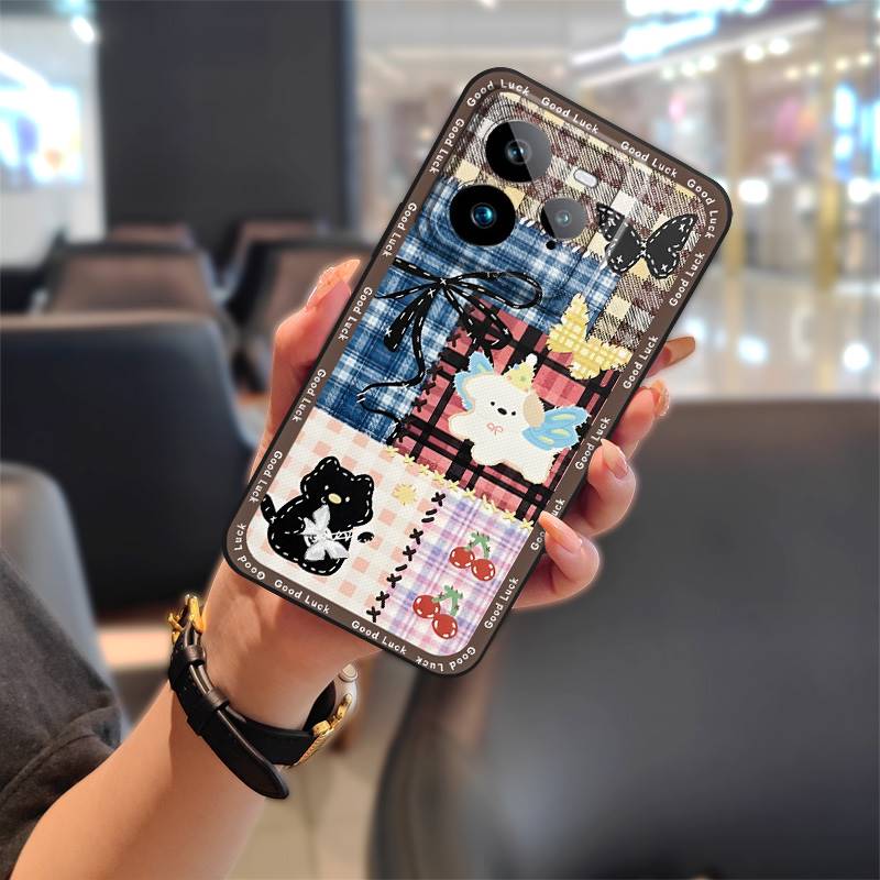 Cartoon Protective Phone Case For Realme GT7 Pro Phone Pouch Durable Cute Back Cover Dirt-resistant Silicone Anti-knock