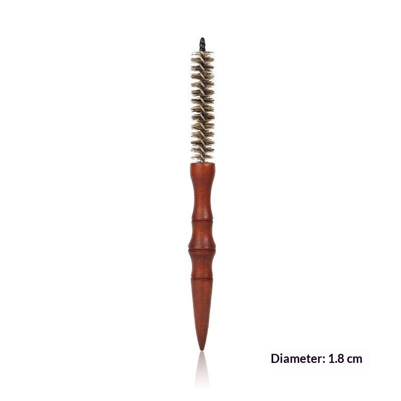 Boar Bristle Hair Brush Natural Boar Bristle Smooth Wooden Handle Hair Softening Comb for Home Salon Men Women