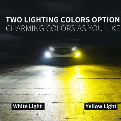 Super Bright 9005 HB3 H11 LED Bulbs H3 H7 H1 H8 9006 HB4 Auto Car Fog Signal Turn Light Driving Lamp White Yellow Headlight Bulb