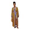 2023 Zebra Print Cotton Beach Cover-up Cardigan for Women