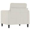 Cream Velvet Armchair 60 Cm