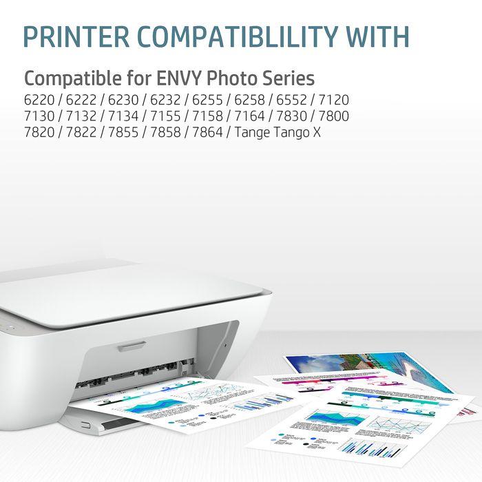 WISETA 303XL Ink Cartridge Set 303 XL Compatible HP 303XL Cartridges Compatible HP Envy Photo 7830 6232 6230 7134 7130