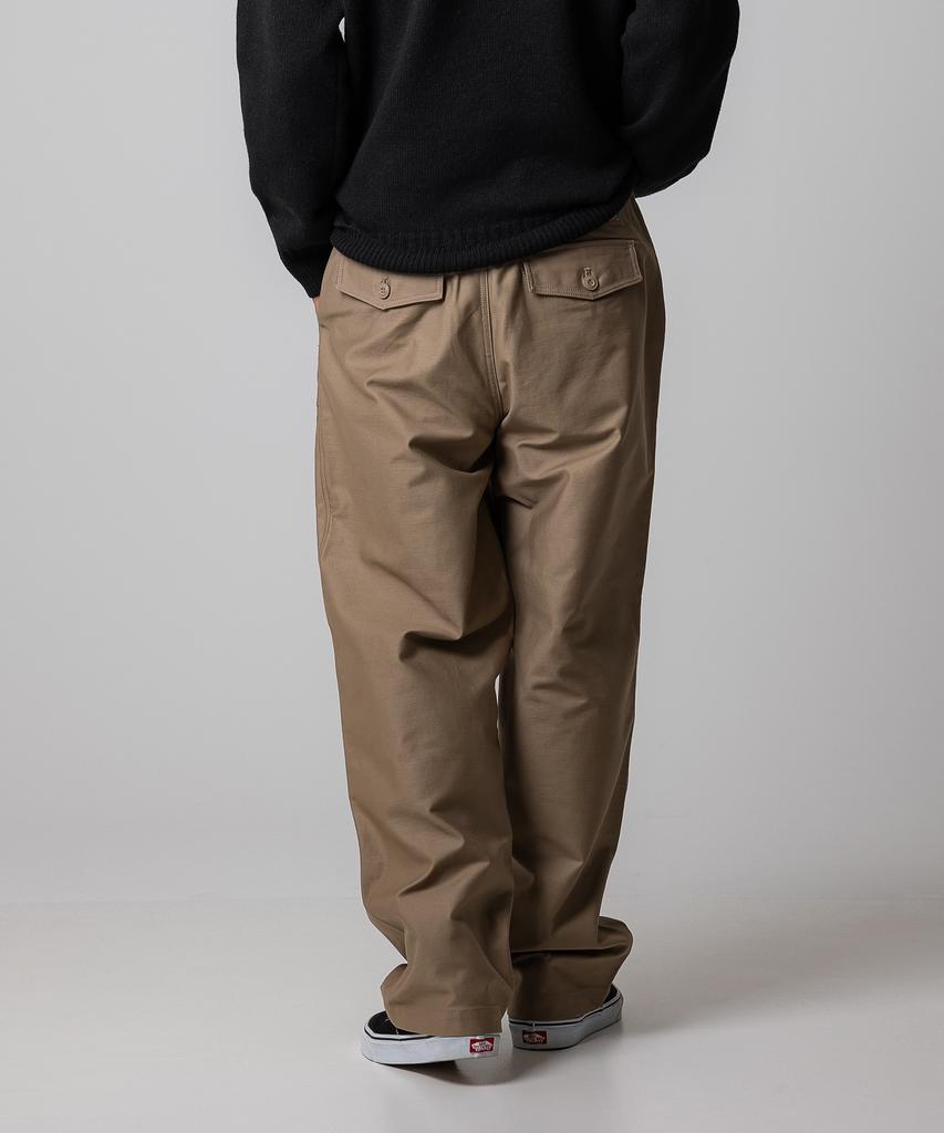 Dickies White Satin Fatigue Pants Khaki