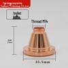 High-Speed Laser Cutting Nozzle Head - Single/Double Layer Red Copper 2832 Accessories