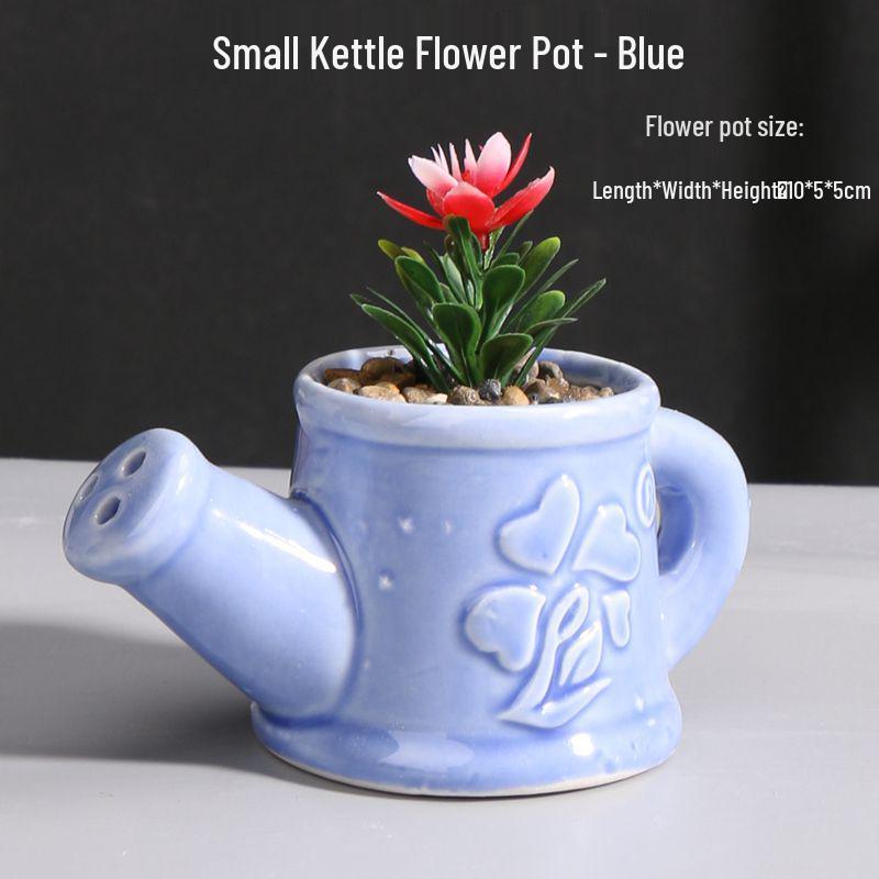 Handmade Ceramic Succulent Flower Pot - Creative, Simple, Fresh Design