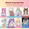 6/9pcs Set Languo Morandi Gel Pens 0.5mm Kawaii Pastel Set for Students Diary Scrapbook Painting & Drawing Pen School Supplies