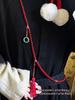108-Bead Green Tassel Necklace - Long Chinese-Style Sweater Chain Accessory
