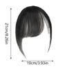 Synthetic Slanted Air Bangs Hairpiece Mini Fake Bangs Natural Invisible Hairpiece Extension For Girls Styling Accessories