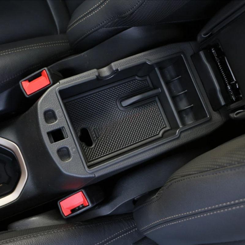 

My Good Car Car Central Armrest Box Car Center Console Armrest Box Glove Box Secondary Storage for Jeep Renegade 2015 NO WORD