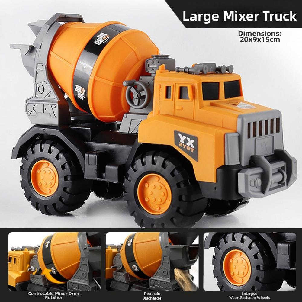 Drop Resistant Engineering Transport Vehicle Toys Plastic Simulation Diecast for Boys
