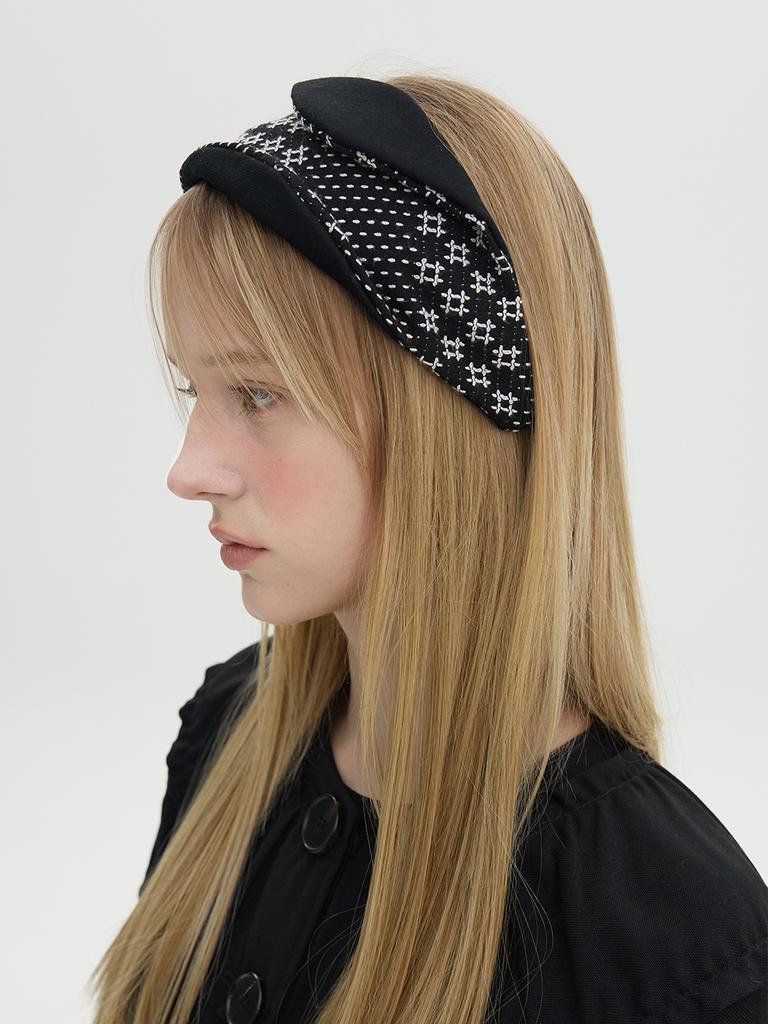 Brownhat Folding Fascinator - Noir