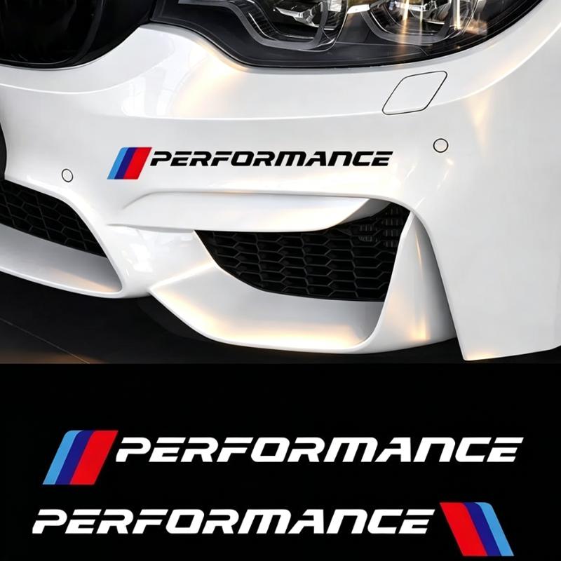 2Pcs Mperformance Car Body Sticker For BMW E30 E36 E39 E46 E60 E61 E64 E70 E71 E85 E87 E90 E83 F10 F20 F30 E80 M3 M5 G30 G20 DGJLS1