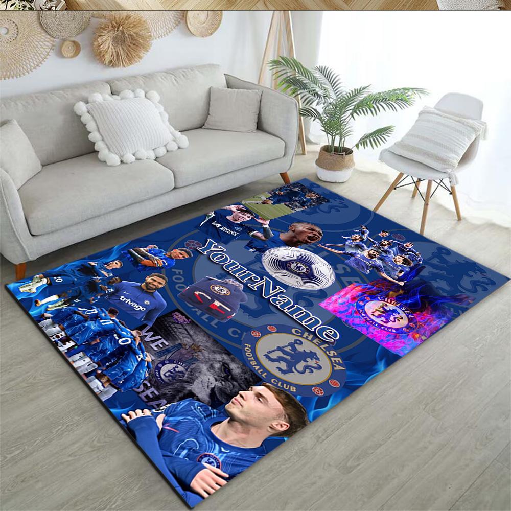 Chelsea Personalized Text Floor Mat Suitable for Study Room Living Rooms Bedrooms Foyer Antislip Carpet Decorate Offices Spiritual Gift