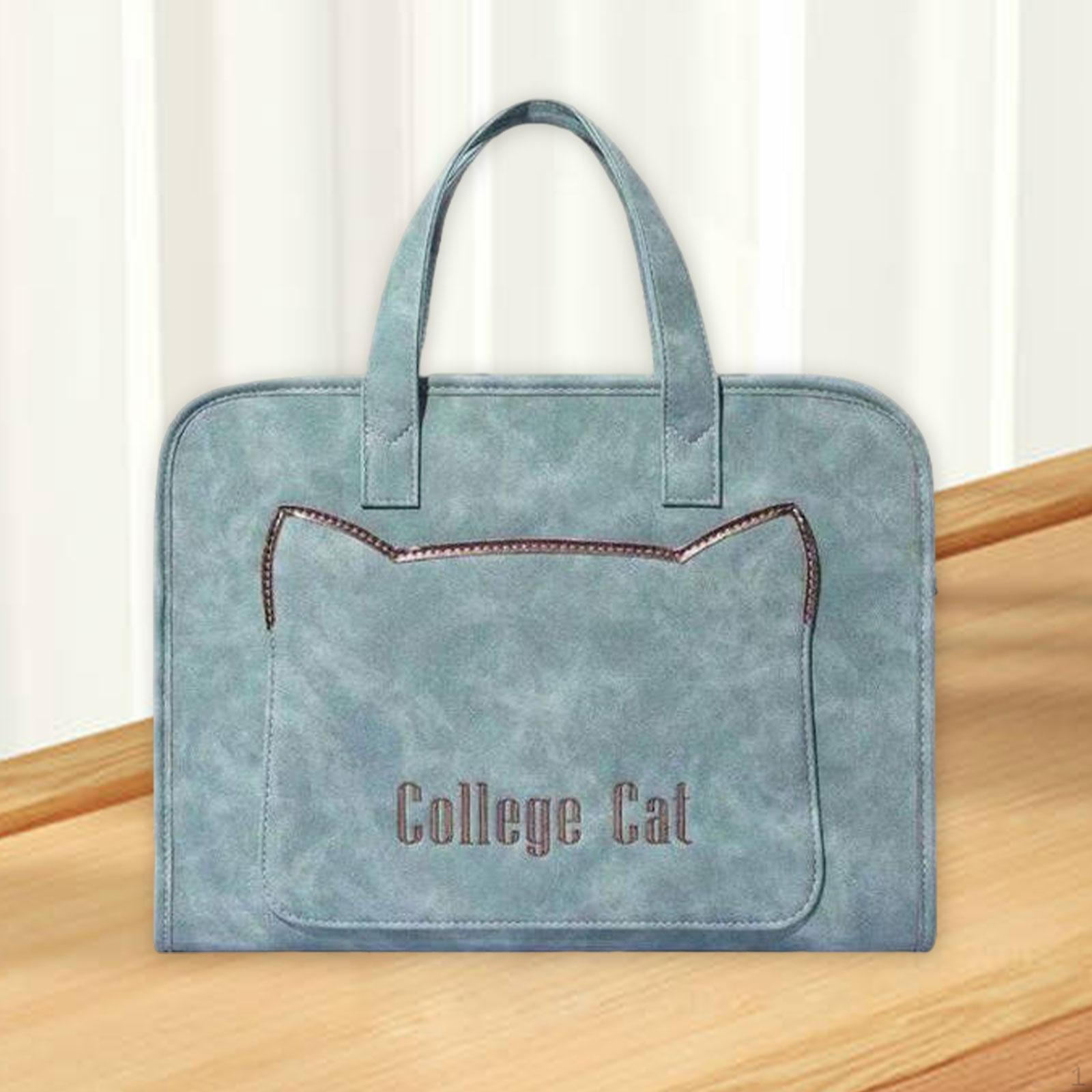 

16-дюймовая сумка для ноутбука, документ, искусственная кожа, мужской и женский рабочий портфель для офиса и путешествий