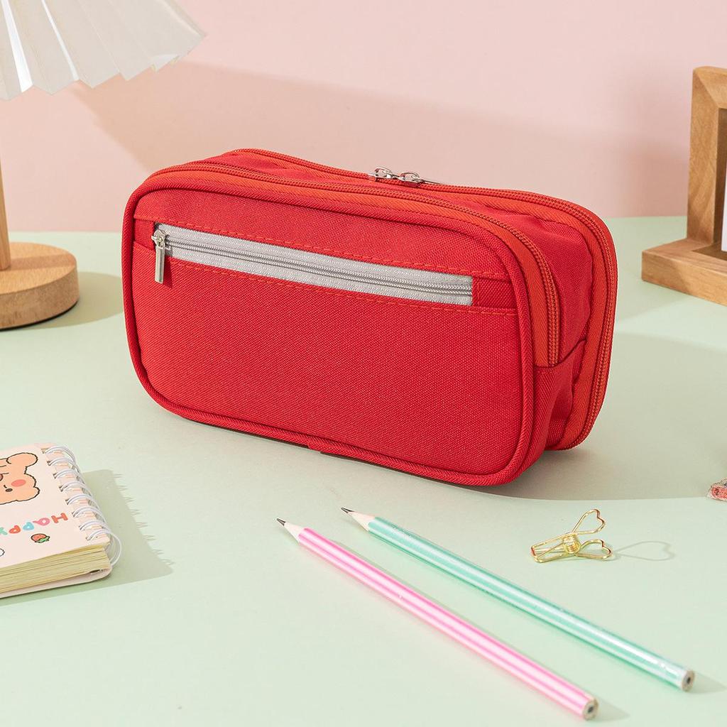 Three-Layer Large Capacity Multi-Functional Pencil Case for Primary School Students