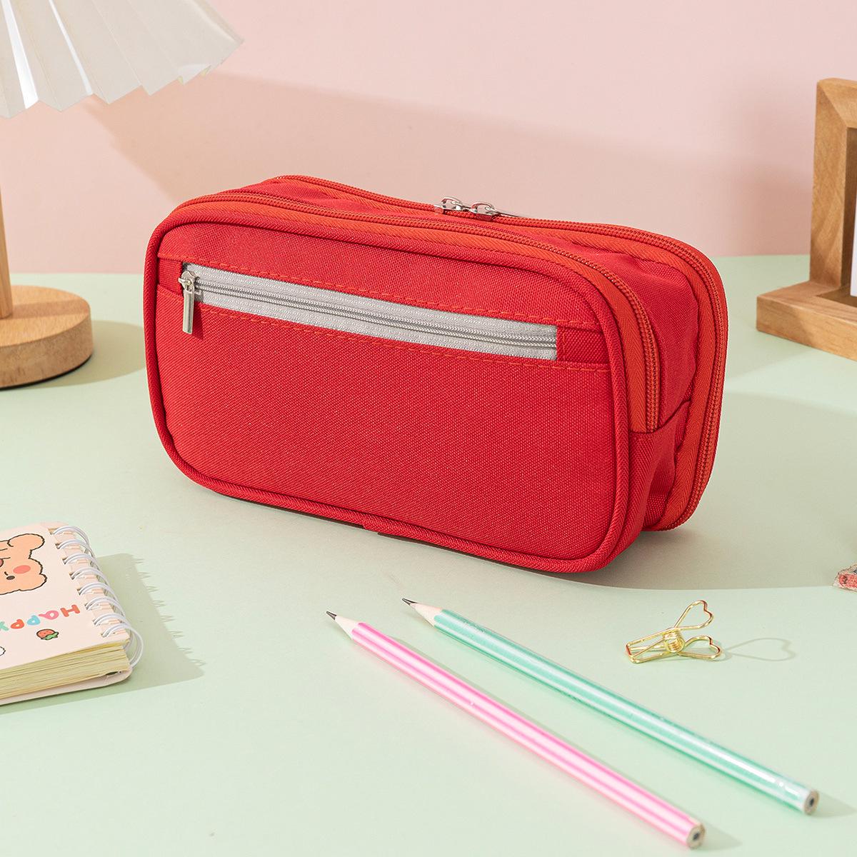 Three-Layer Large Capacity Multi-Functional Pencil Case for Primary School Students