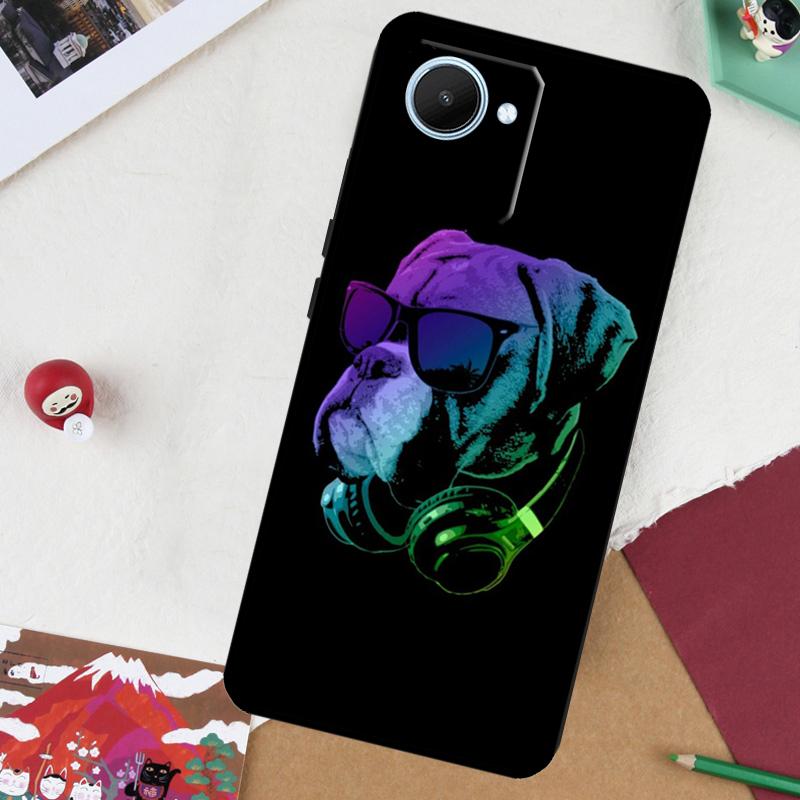 French Bulldog For Realme GT7 Pro GT 6T 5 6 C67 C75 C61 C55 C53 C51 C21Y C25S 10 11 12 13 14 Pro Plus Case