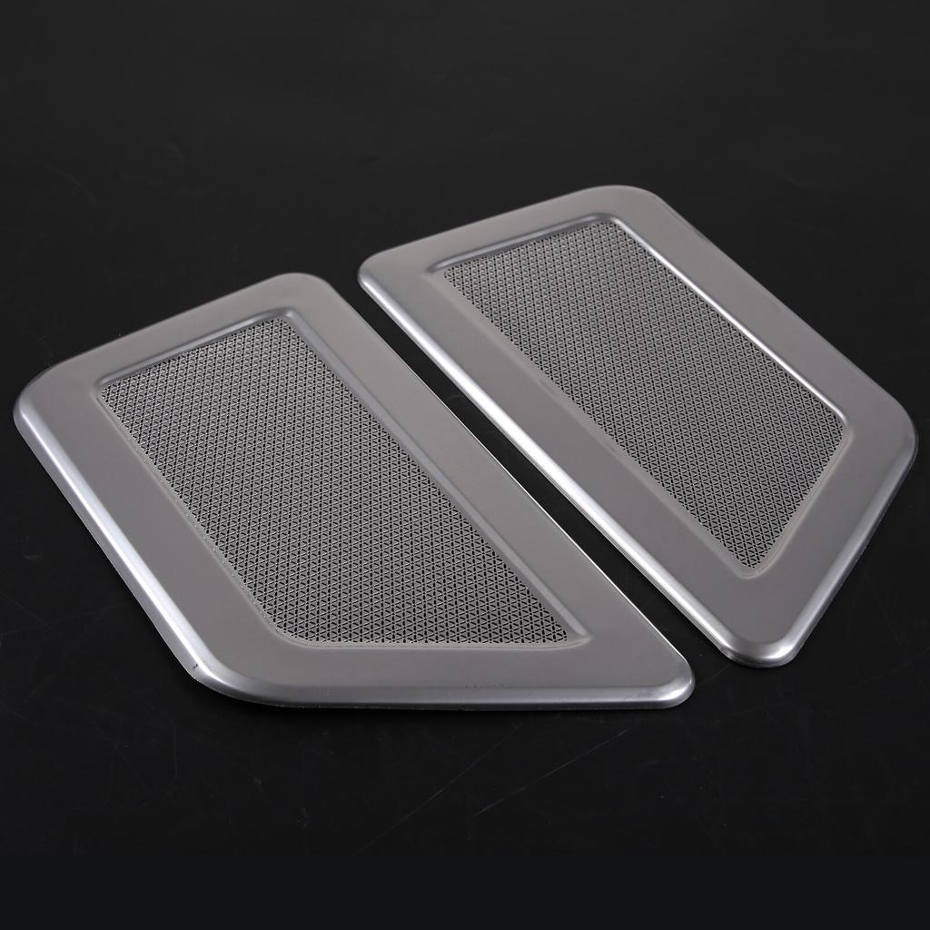 Silver Alloy Air Conditioner Cover Under Seat Air Vent Shell For BMW IX -24