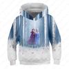 MINISO, Disney, Girl, Frozen, Sweatshirt, Anna, Elsa, Long Sleeve, Pullover, Autumn, Hoodie