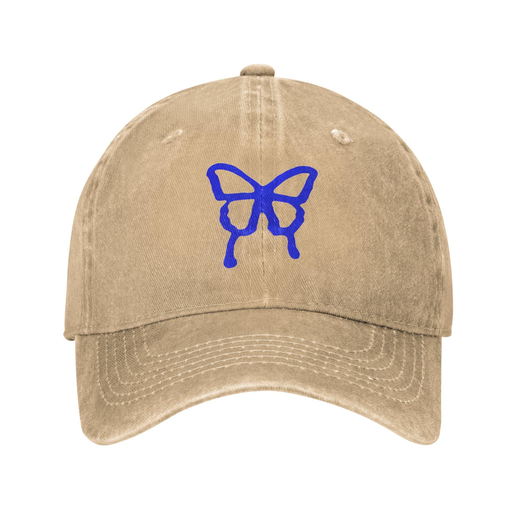 

Washed Baseball Cap Butterfly Aitanas Spanish Singer Summer Hip Hop Hats For Unisex-Teens Cool Hiking Fishing Sun Snapback Cap One Size