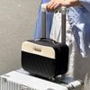 Estuche Cosmético Iluminado con LED Espejo Bolsa de Almacenamiento de Maquillaje Portátil Viaje Impermeable Cuero PU Luminancia Ajustable Gran Capacidad