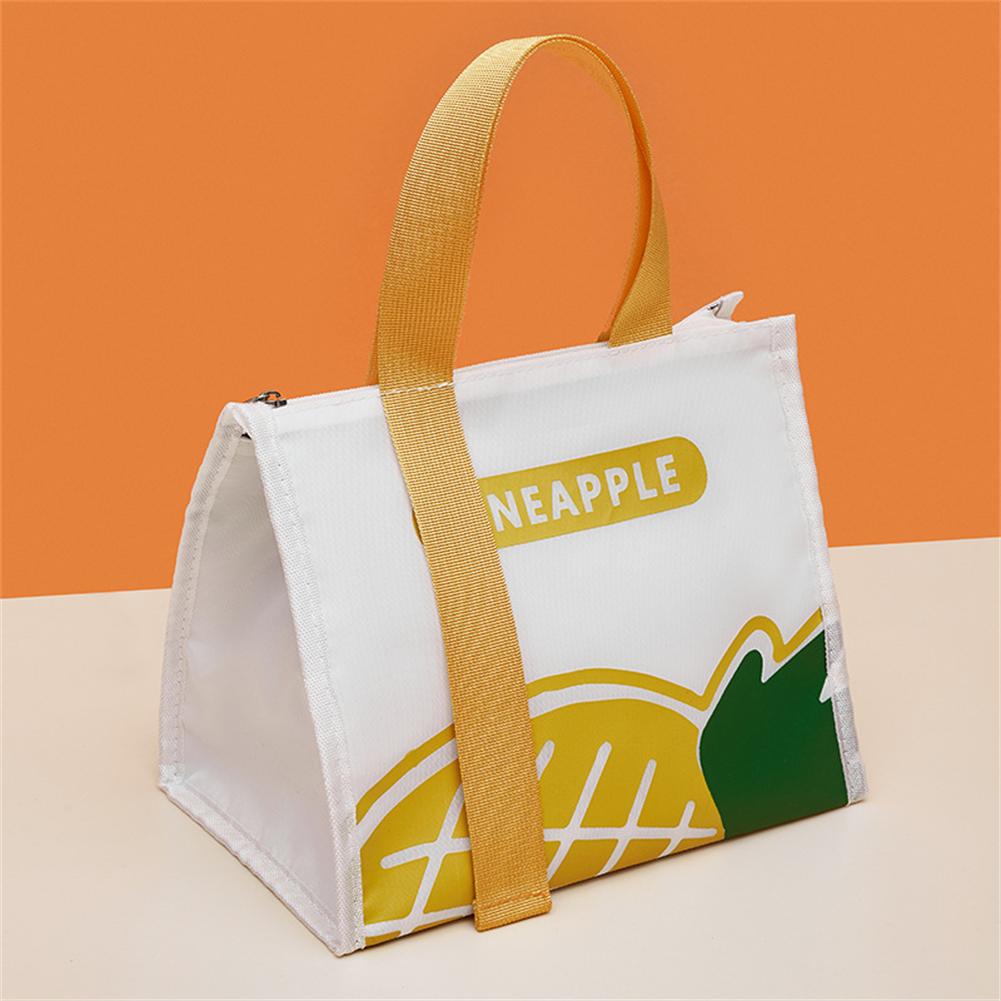 Fashion Insulated Lunch Bags For Men Women Breakfast Lunch Box Organizer Waterproof Camping Food Drink Cooler Bag Picnic Travel