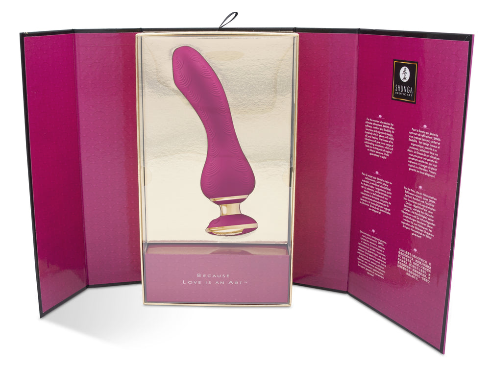 Stimulateur intime Shunga Sanya Framboise - Shunga - Vibromasseurs Design