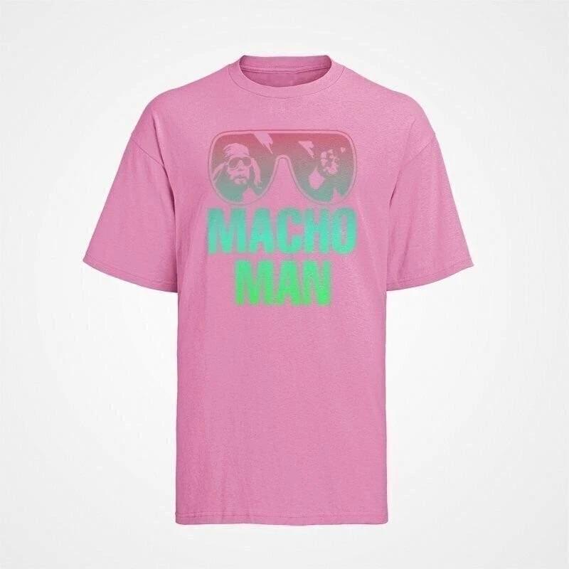Macho Unisex Randy Savage Unisexs Pink Tshirt S