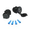 12V Dual USB Charger Socket Waterproof Power Outlet 5V 4.2A LED Indicator for Car RV Boat Marine Motorcycle